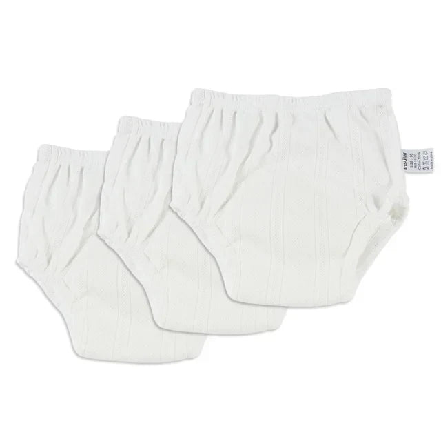 Soft Cotton Baby Training Pants (3-Pack)