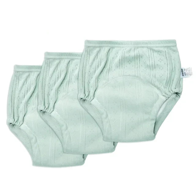 Soft Cotton Baby Training Pants (3-Pack)