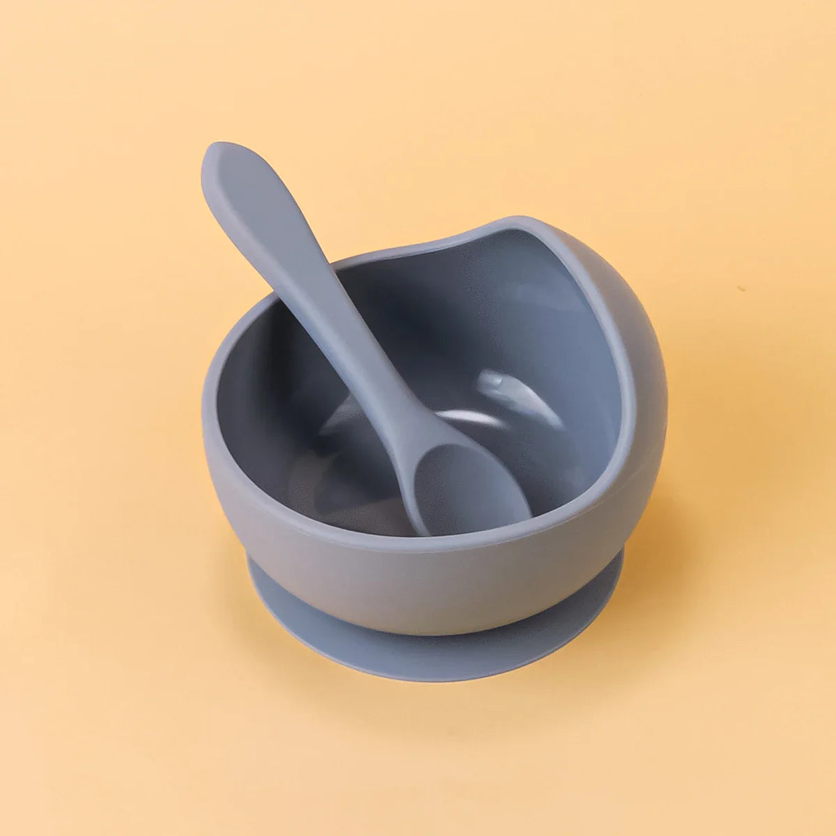 Silicone Suction Baby Bowl & Spoon Set – BPA-Free, Non-Toxic Weaning Essentials