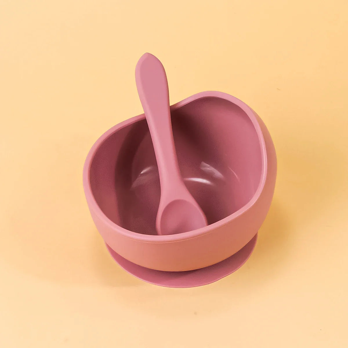 Silicone Suction Baby Bowl & Spoon Set – BPA-Free, Non-Toxic Weaning Essentials