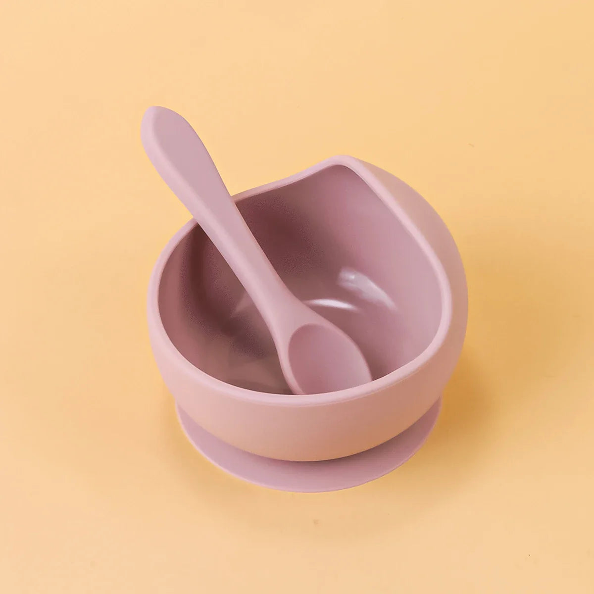 Silicone Suction Baby Bowl & Spoon Set – BPA-Free, Non-Toxic Weaning Essentials