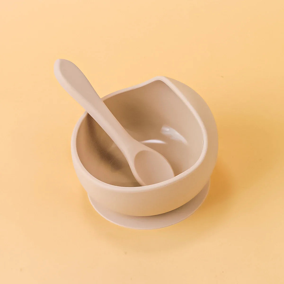Silicone Suction Baby Bowl & Spoon Set – BPA-Free, Non-Toxic Weaning Essentials