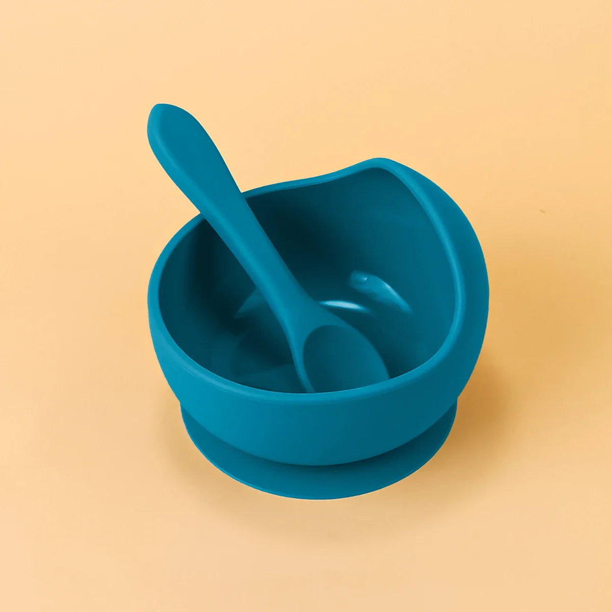 Silicone Suction Baby Bowl & Spoon Set – BPA-Free, Non-Toxic Weaning Essentials