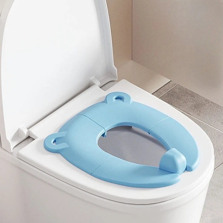 Foldable Portable Toddler Toilet Seat with Anti-Slip Design
