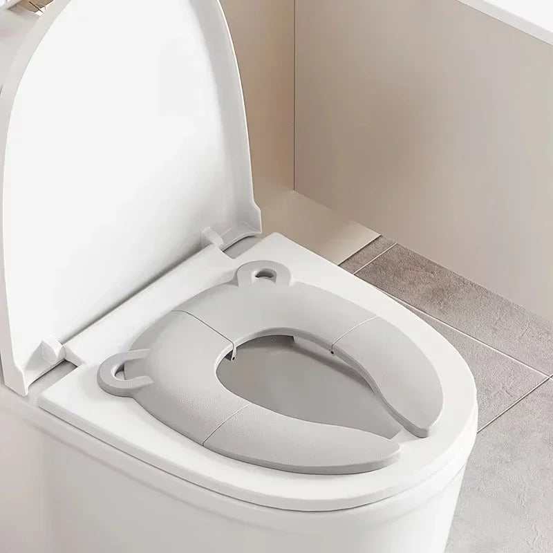 Foldable Portable Toddler Toilet Seat with Anti-Slip Design