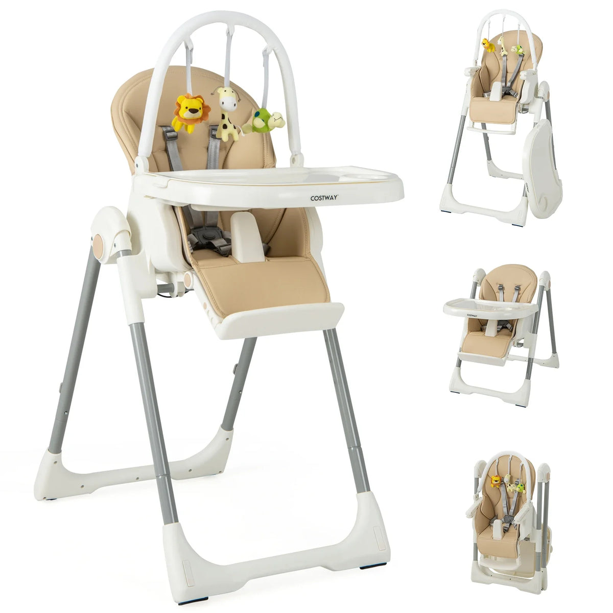 Premium Foldable Baby High Chair – Adjustable and Multifunctional
