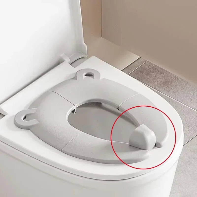 Foldable Portable Toddler Toilet Seat with Anti-Slip Design